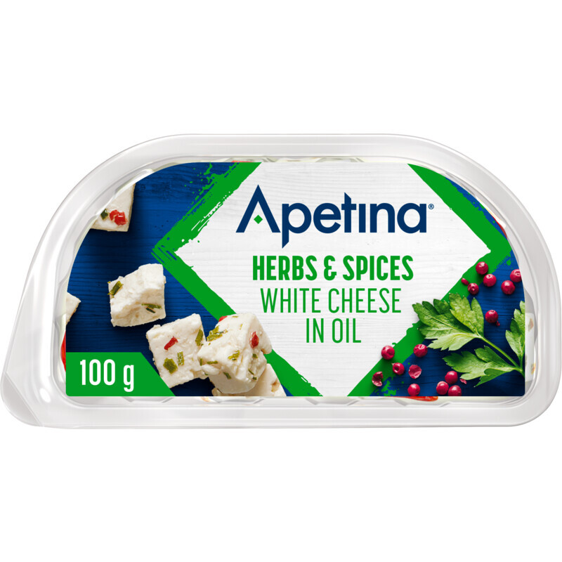 Apetina white cheese herbs & spices aanbieding bij Albert Heijn