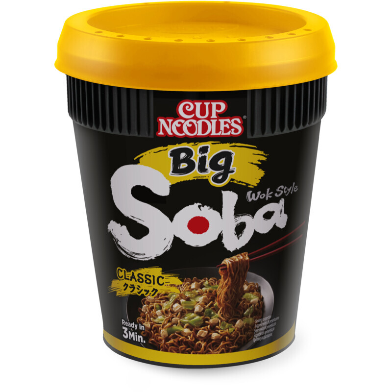 Nissin big soba wok style classic noodles aanbieding bij Albert Heijn