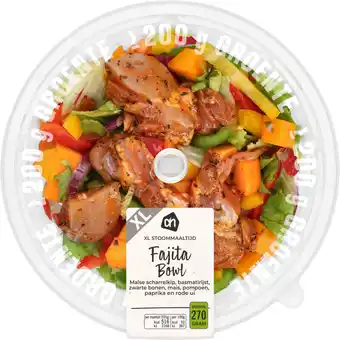 Albert Heijn Ah stoommaaltijd fajita bowl xl aanbieding