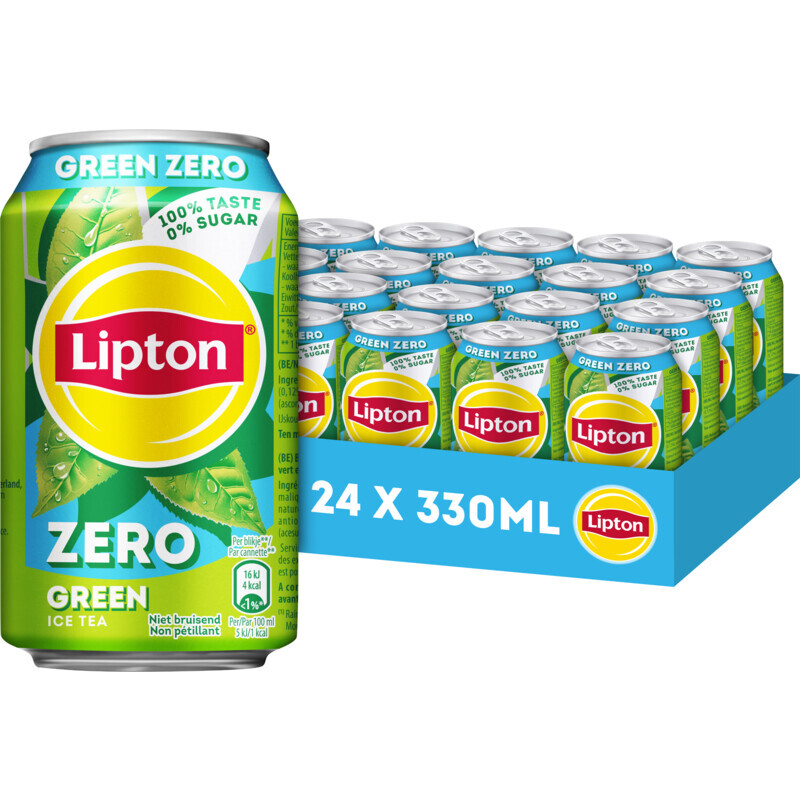 Lipton ice tea green zero sugar aanbieding bij Albert Heijn
