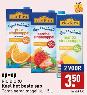 ALDI RIO D'ORO Koel het beste sap aanbieding