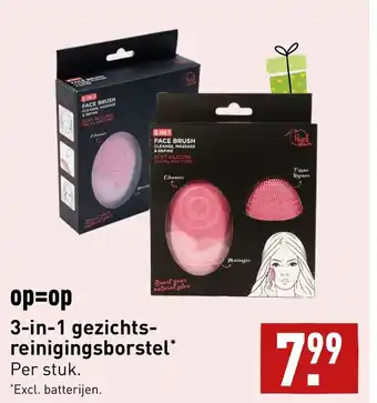 ALDI 3-in-1 gezichts-reinigingsborstel aanbieding