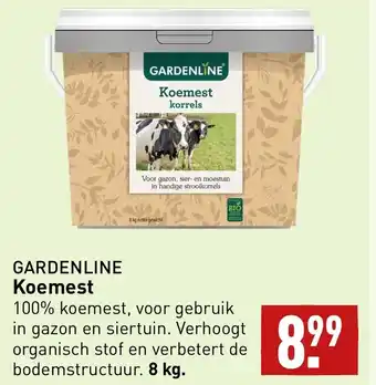 ALDI GARDENLINE Koemest aanbieding