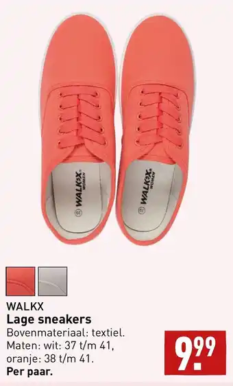 ALDI WALKX Lage sneakers aanbieding