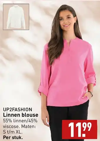 ALDI UP2FASHION Linnen blouse aanbieding