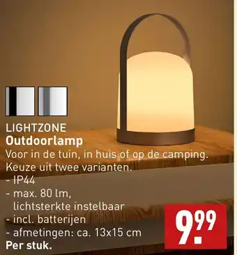 ALDI LIGHTZONE Outdoorlamp aanbieding