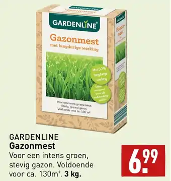 ALDI GARDENLINE Gazonmest aanbieding