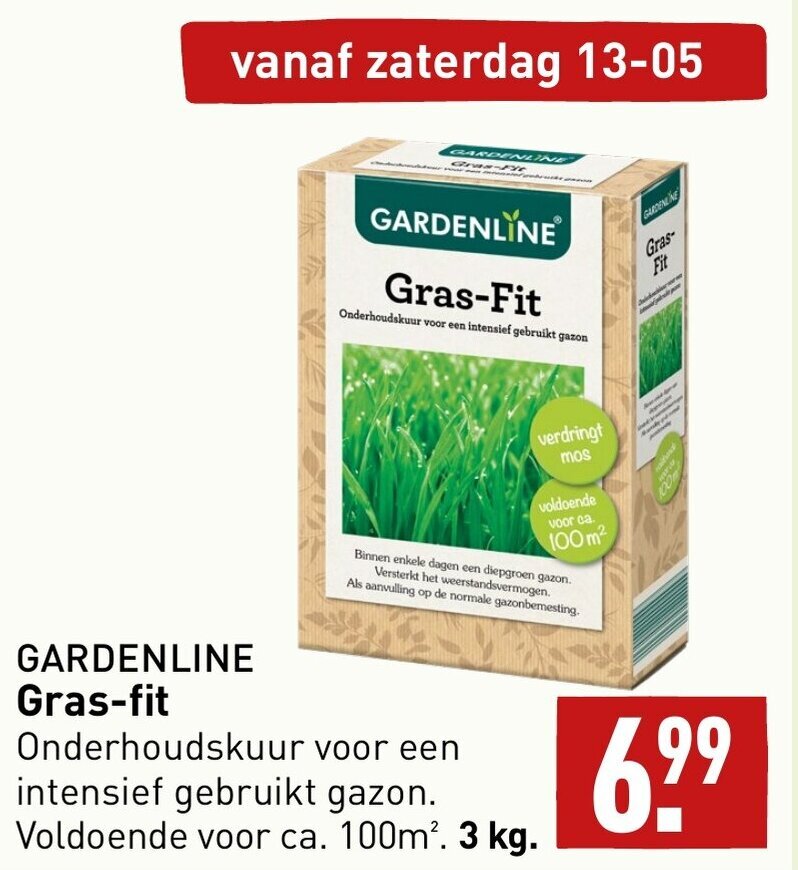GARDENLINE Gras Fit aanbieding bij ALDI