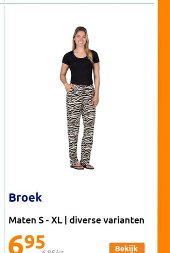 Action Broek aanbieding