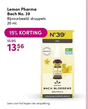 Drogisterij Visser Lemon Pharma Bach No. 39 aanbieding