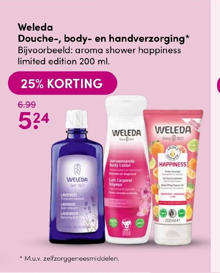 Weleda Douche, body en Bijvoorbeeld aroma shower