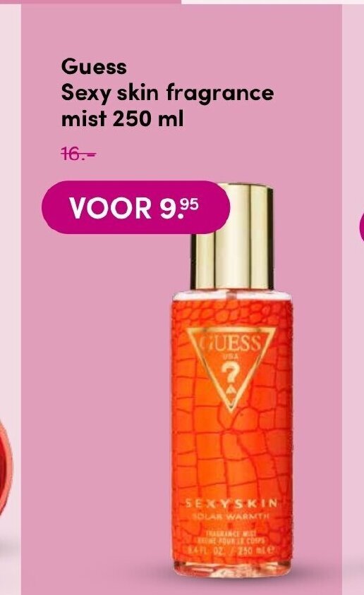 Guess Sexy Skin Fragrance Mist 250 Ml Aanbieding Bij Drogisterij Visser 3938