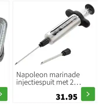 Intratuin Napoleon marinade injectiespuit met 2... aanbieding