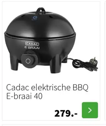 Intratuin Cadac elektrische BBQ E-braai 40 aanbieding