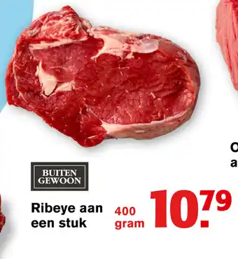 Hoogvliet Buiten Gewoon Ribeye aan een stuk 400g aanbieding