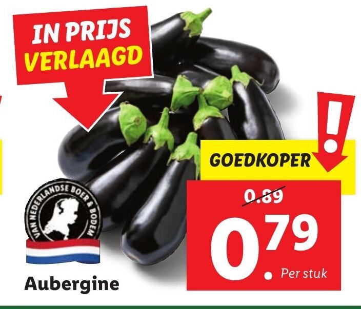 Aubergine aanbieding bij Lidl