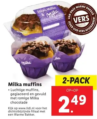 Lidl Milka muffins aanbieding