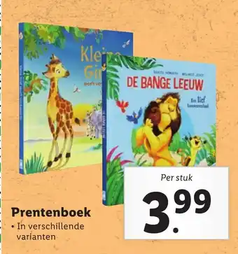 Lidl Prentenboek aanbieding