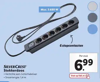 Lidl SILVERCRESTⓇ Stekkerdoos aanbieding