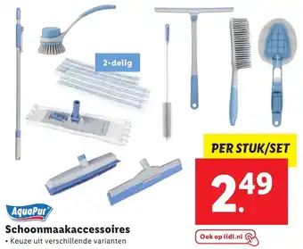 Lidl AquaPur Schoonmaakaccessoires aanbieding