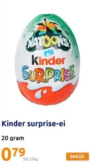 Action Kinder surprise-ei aanbieding