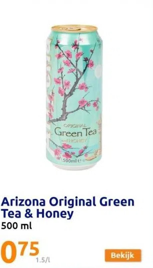 Action Arizona original green tea & honey aanbieding