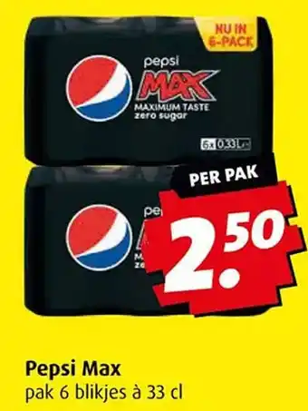 Boni Pepsi max aanbieding