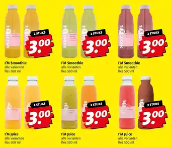 Boni I'm smoothie aanbieding