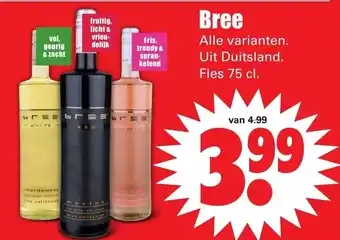 Dirk Bree 750ml aanbieding