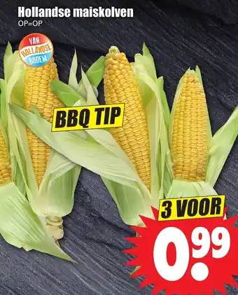 Dirk Hollandse maiskolven 3st aanbieding