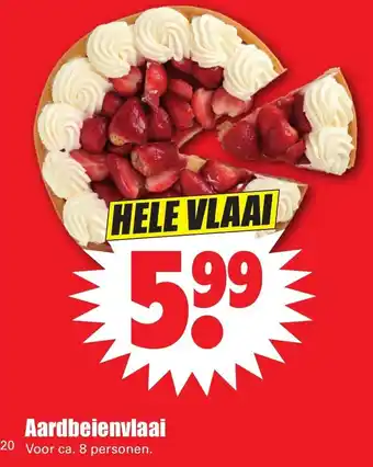 Dirk Aardbeienvlaai aanbieding