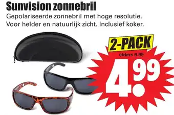 Dirk Sunvision zonnebril 2-pack aanbieding