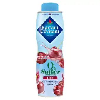 Jumbo Karvan cévitam kers 0% suiker toegevoegd siroop, 600ml aanbieding