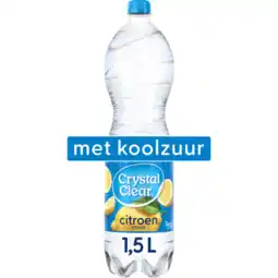 Jumbo Crystal clear sparkling lemon 1,5l aanbieding