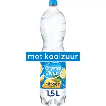 Jumbo Crystal clear sparkling lemon 1,5l aanbieding
