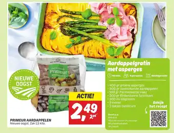 Dekamarkt Primeur aardappelen aanbieding