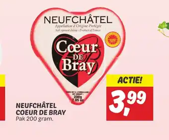 Dekamarkt NEUFCHÂTEL COEUR DE BRAY Pak 200 gram. aanbieding