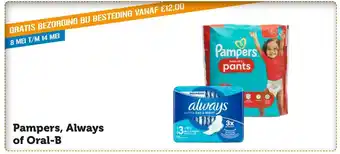 Coop Pampers, Always of Oral-B aanbieding