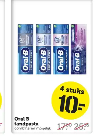 Coop Oral-B tandpasta aanbieding