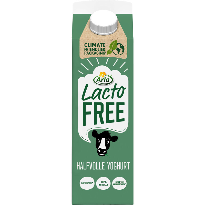 Albert Heijn Arla lactofree halfvolle yoghurt aanbieding