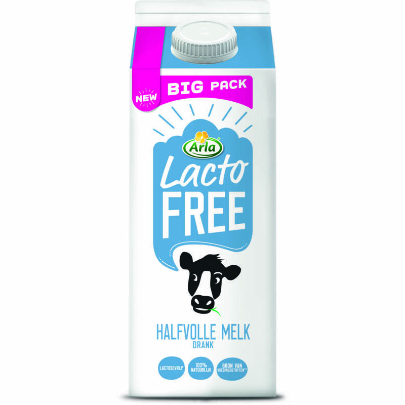Arla lactofree halfvolle melk lactosevrij aanbieding bij Albert Heijn