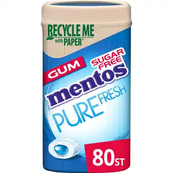 Albert Heijn Mentos gum gum pure fresh aanbieding