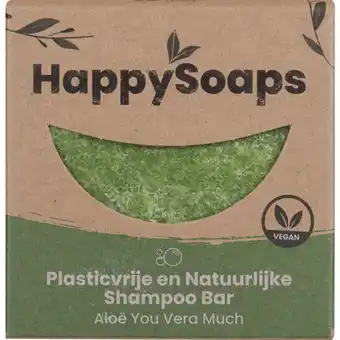 Albert Heijn Happysoaps shampoo bar aloë you vera much aanbieding