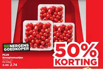 PLUS Snoeptomaatjes 1 kilo aanbieding