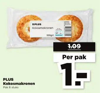 PLUS Kokosmakronen aanbieding