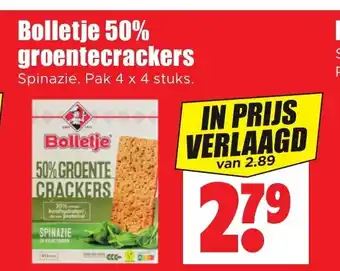 Dirk Bolletje 50% groentecrackers aanbieding