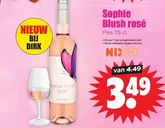 Dirk Sophie Blush Rosé 75CL aanbieding