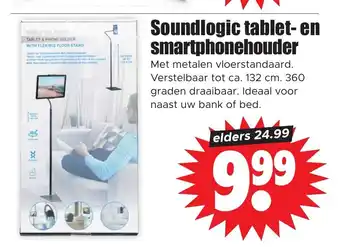 Dirk Soundlogic tablet- en smartphonehouder aanbieding