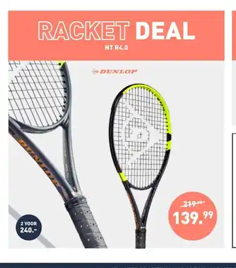 Intersport Twinsport Racket Deal NT R4.0 aanbieding