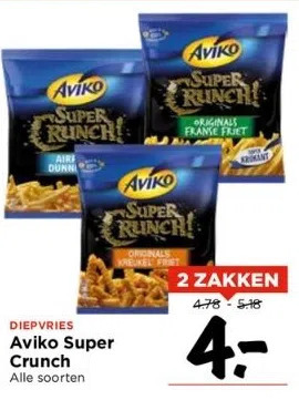 Vomar Voordeelmarkt Aviko super crunch aanbieding